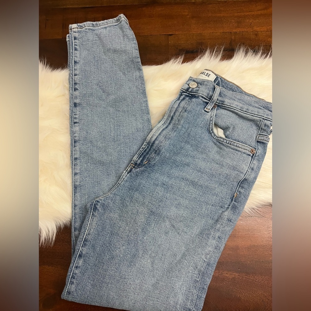 AGOLDE Pinch Jeans Size 29 High Rise Stretch Denim 28” Inseam Excellent